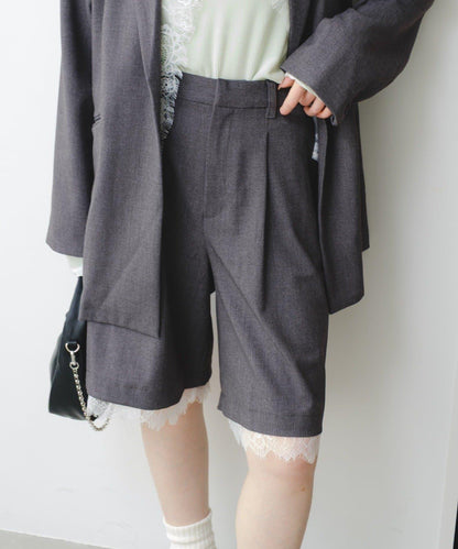 蕾絲 SETUP 休閒短褲