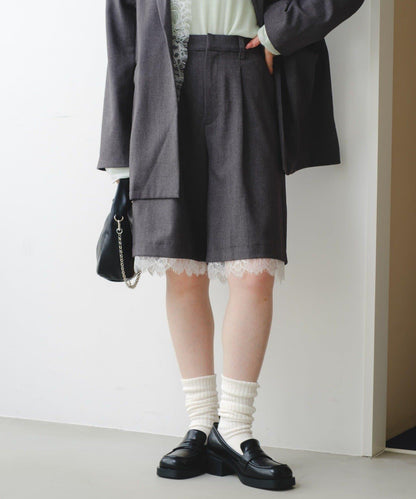 蕾絲 SETUP 休閒短褲