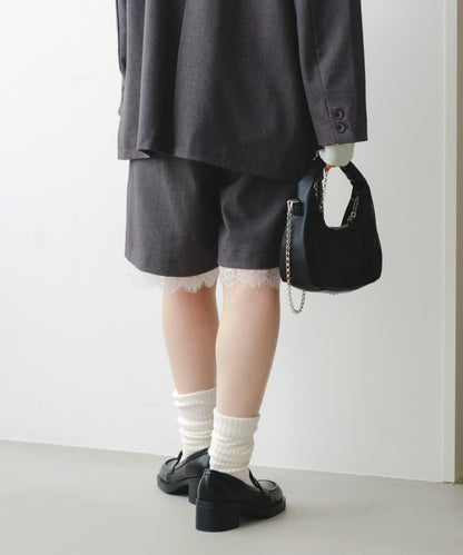 蕾絲 SETUP 休閒短褲