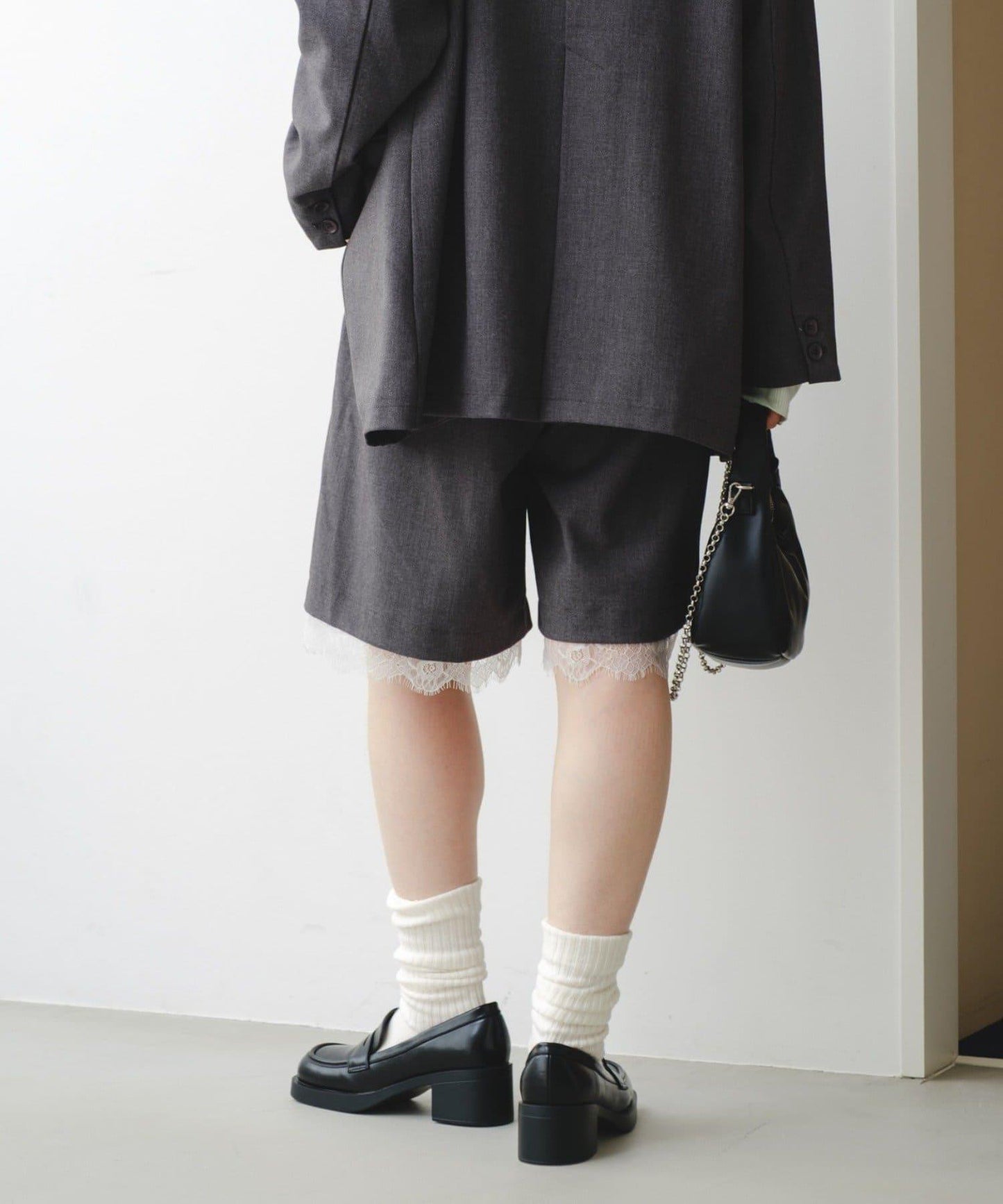 蕾絲 SETUP 休閒短褲