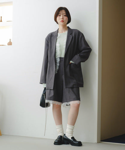 蕾絲 SETUP 休閒短褲