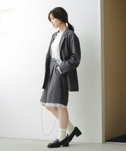 蕾絲 SETUP 休閒短褲