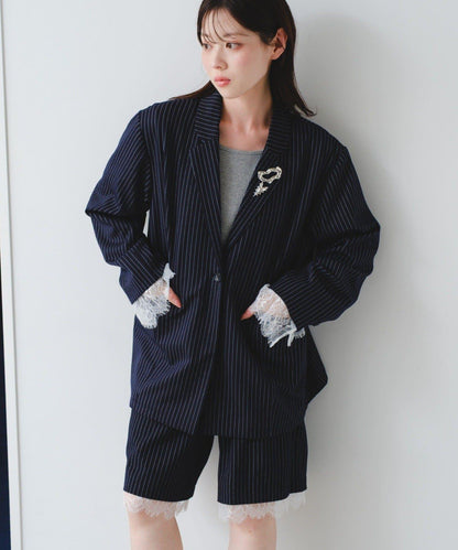 蕾絲 SETUP 休閒短褲