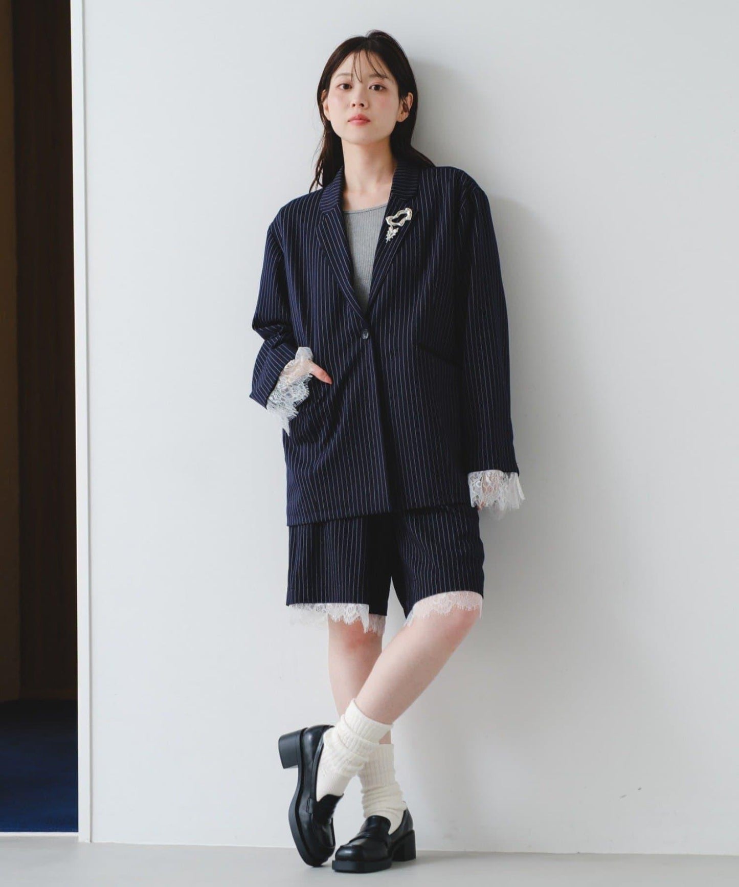 蕾絲 SETUP 休閒短褲