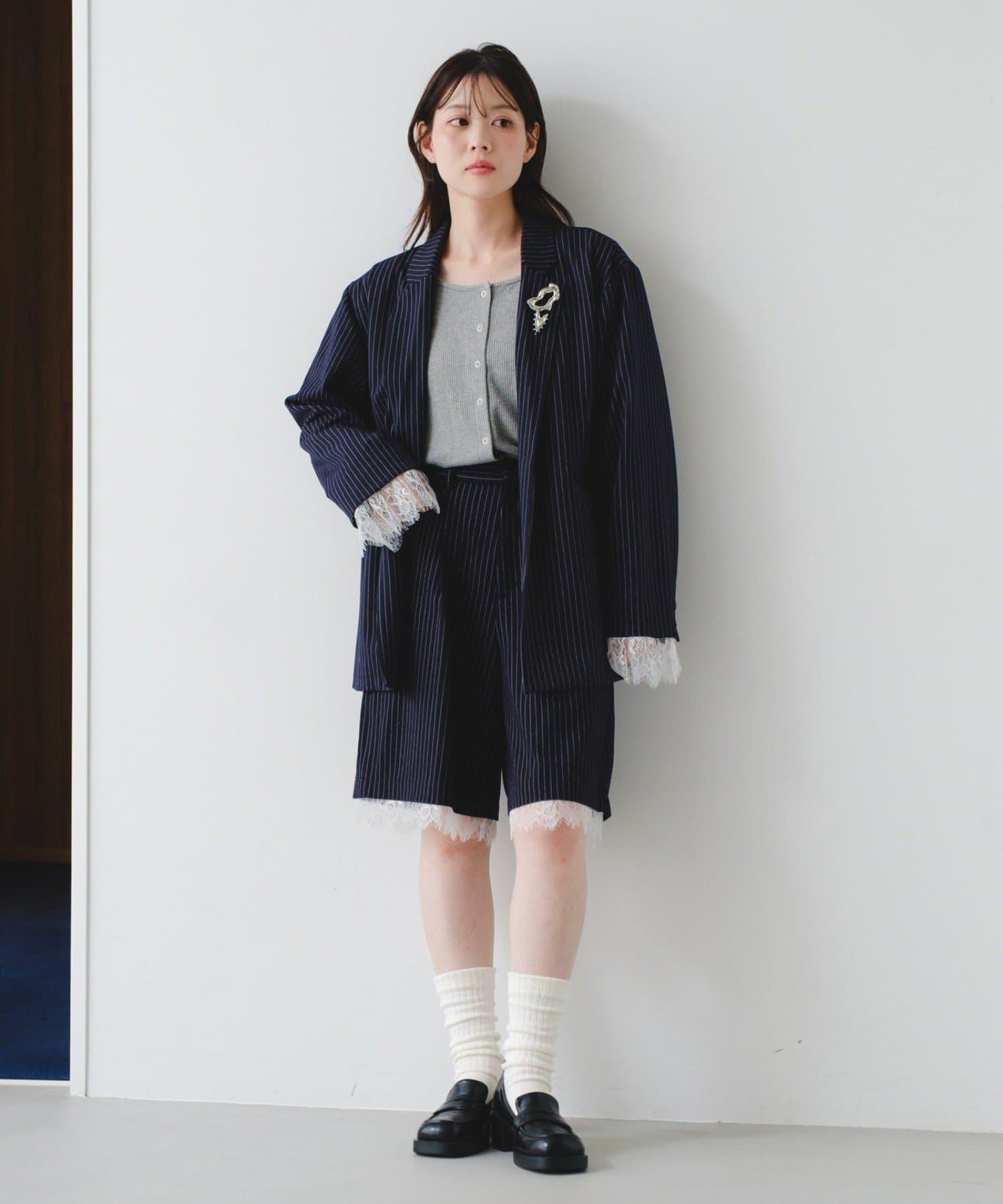 蕾絲 SETUP 休閒短褲