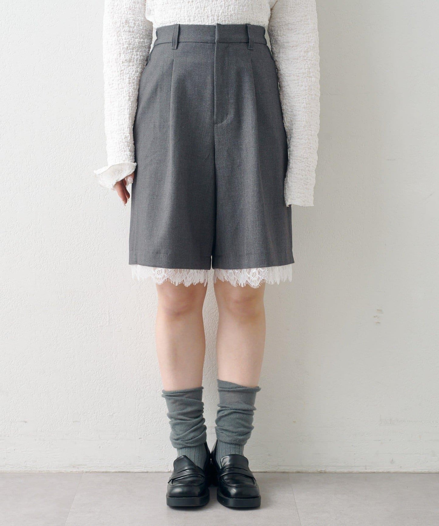 蕾絲 SETUP 休閒短褲