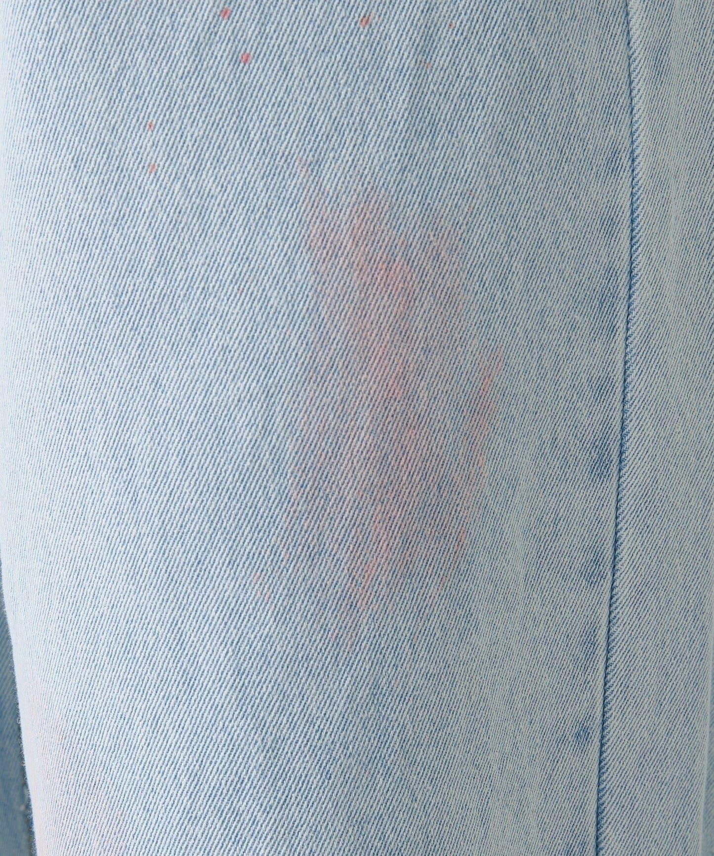 腰部可調節 噴染效果 闊腿 牛仔面料 牛仔褲