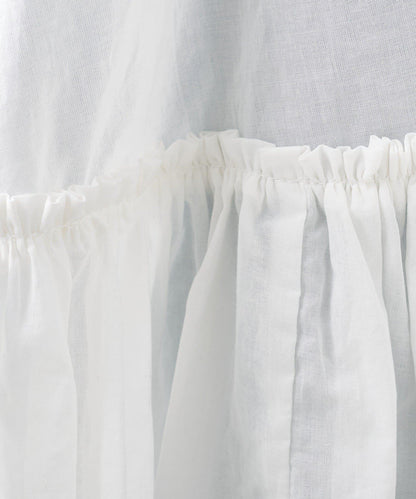 蝴蝶荷葉邊寬鬆長款上衣