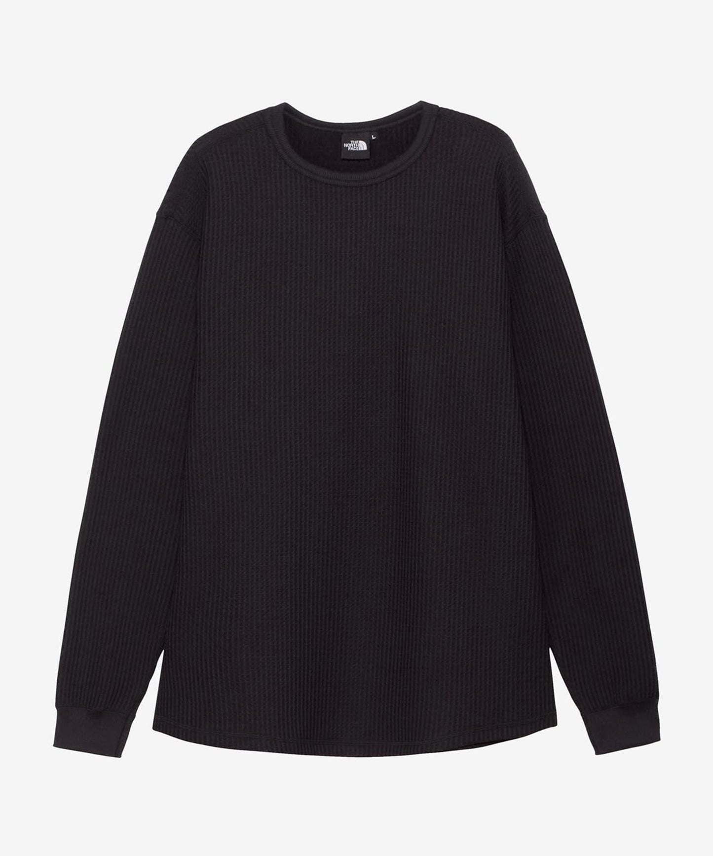 THE NORTH FACE 長袖 保暖華夫格 圓領上衣