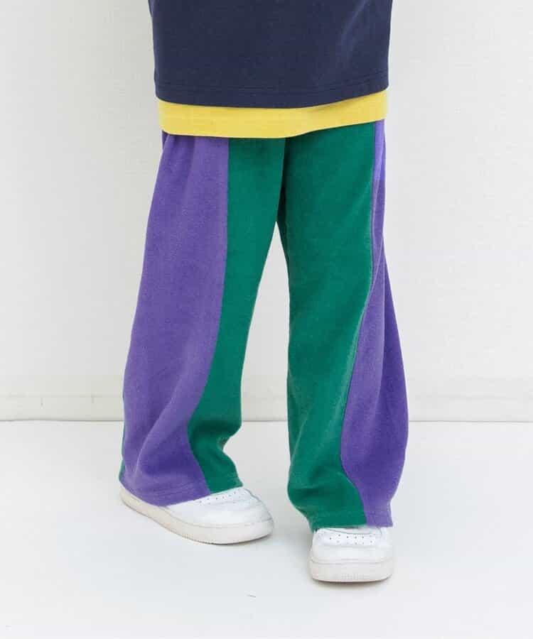 可成套 側邊條紋 毛圈面料 全長長褲