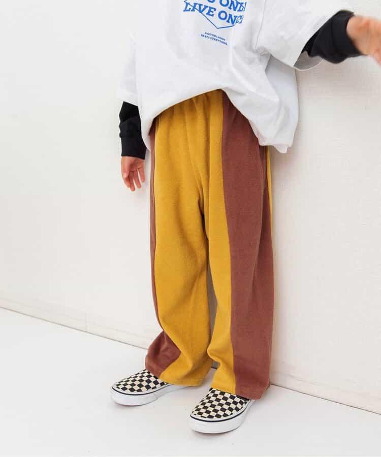 可成套 側邊條紋 毛圈面料 全長長褲