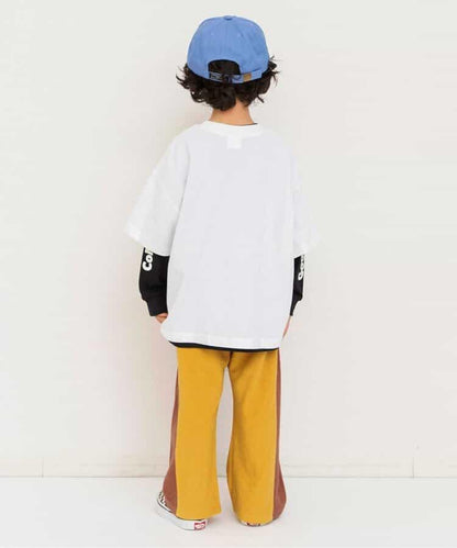 可成套 側邊條紋 毛圈面料 全長長褲