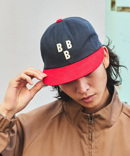 毛氈字母刺繡 斜紋棒球帽