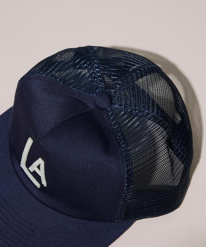 聯名 毛氈Logo斜紋網眼棒球帽