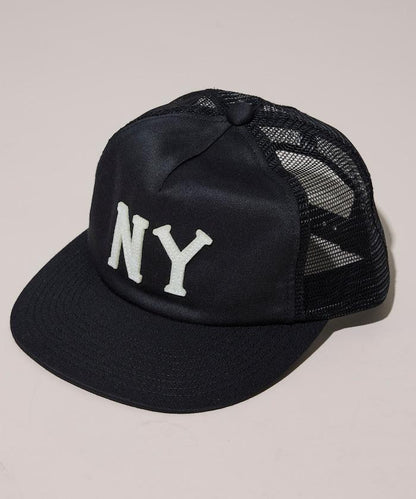 聯名 毛氈Logo斜紋網眼棒球帽