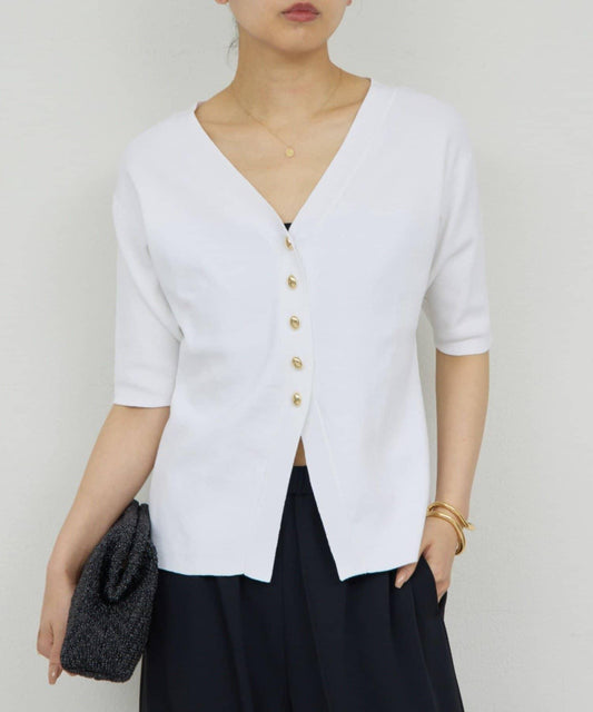 荷葉擺設計 針織開衫