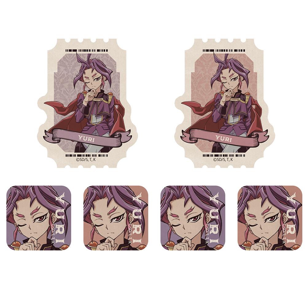 遊☆戱☆王ARC-Ⅴ（遊戲王ARC-V） 新繪系列 ユーリ 迷你貼紙套裝 決鬥者Off Mode款