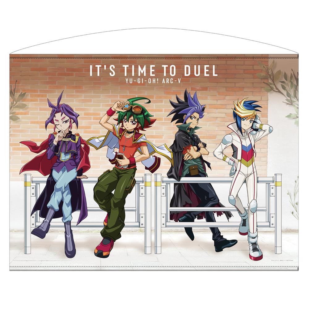 遊☆戱☆王ARC-Ⅴ（遊戲王ARC-V） 100cm掛軸 遊矢 ユート ユーゴ ユーリ オフモードの決闘者Ver.