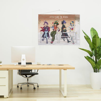 遊☆戱☆王ARC-Ⅴ（遊戲王ARC-V） 100cm掛軸 遊矢 ユート ユーゴ ユーリ オフモードの決闘者Ver.