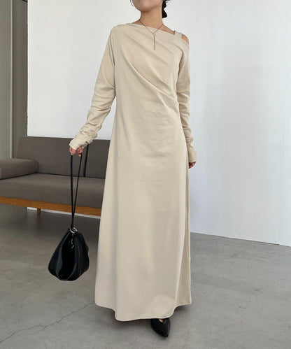 小個子尺碼 吊帶套裝垂墜連衣裙