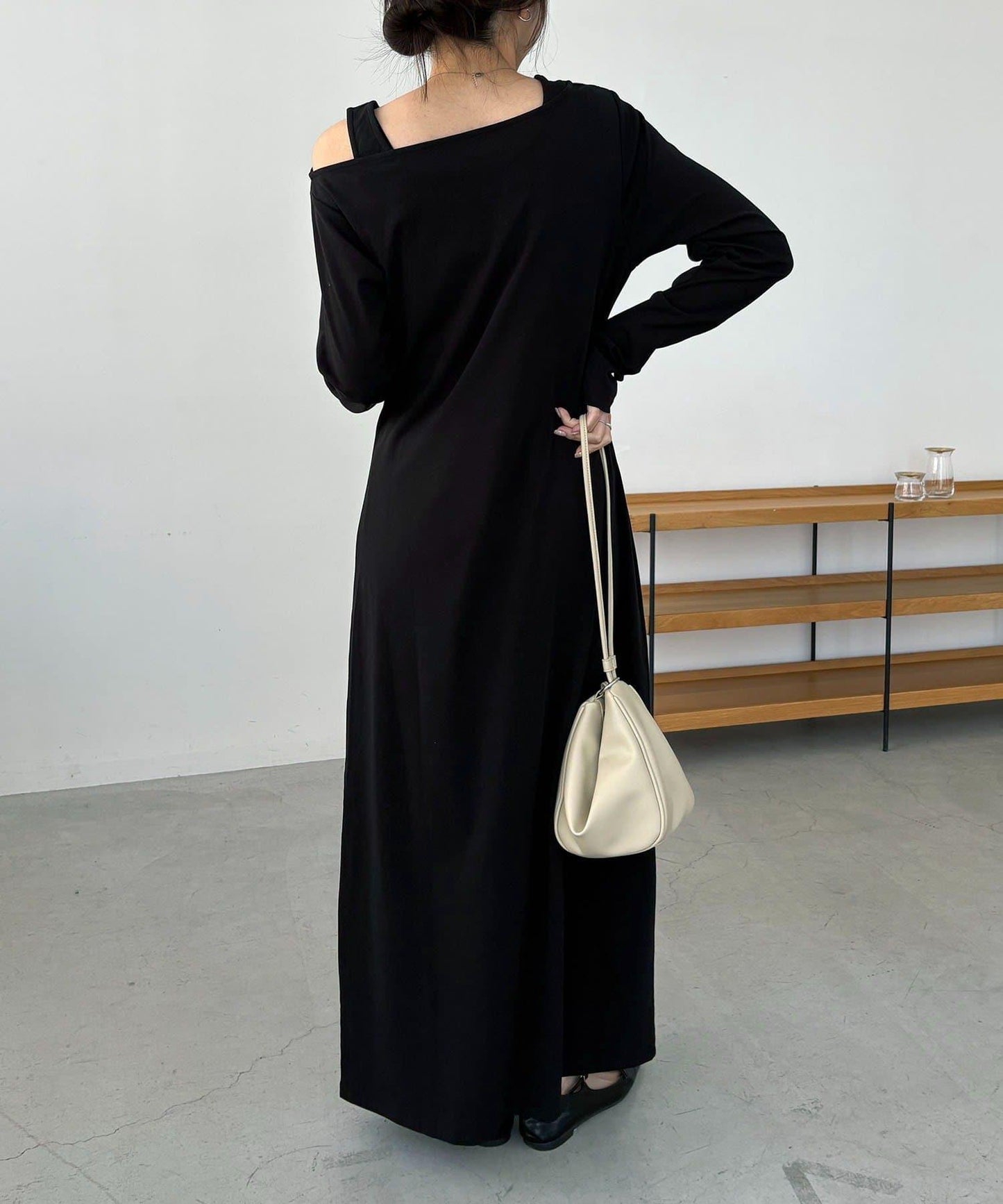 小個子尺碼 吊帶套裝垂墜連衣裙