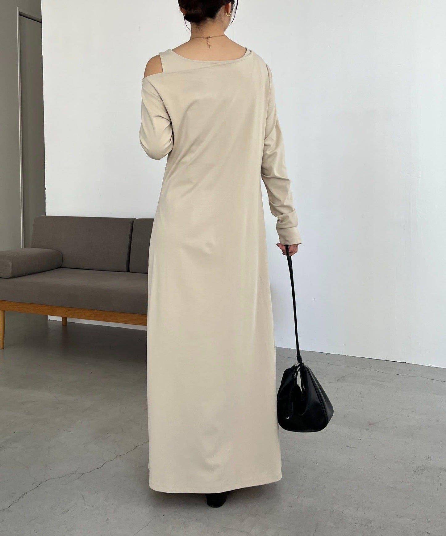 小個子尺碼 吊帶套裝垂墜連衣裙