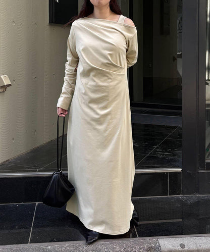 小個子尺碼 吊帶套裝垂墜連衣裙