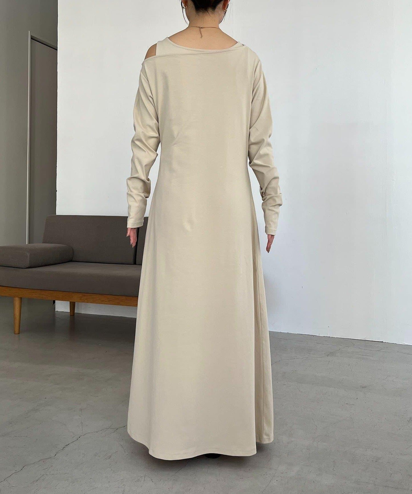 小個子尺碼 吊帶套裝垂墜連衣裙