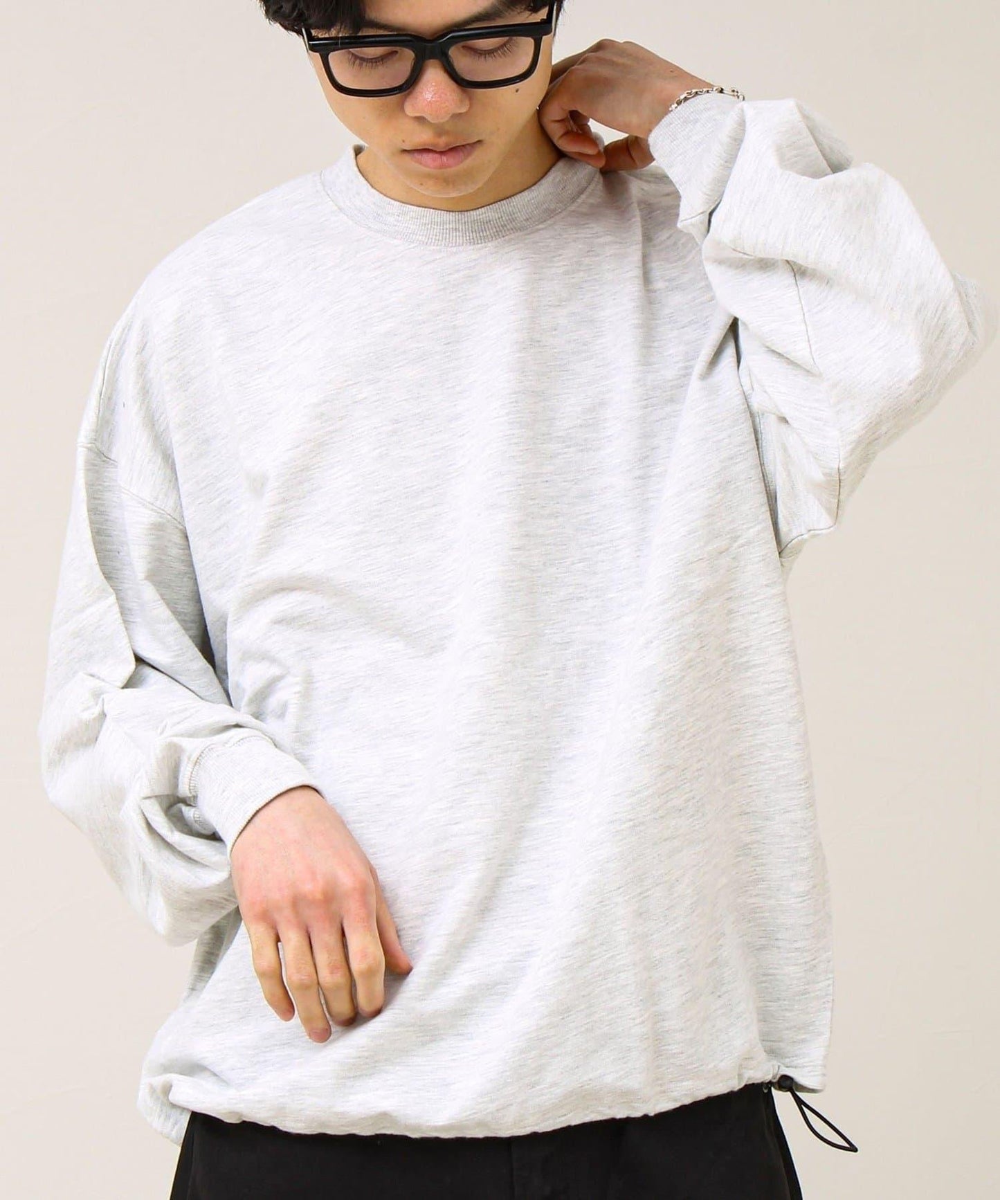 純色 / 真實樹紋迷彩 薄絨 下襬抽繩 衛衣