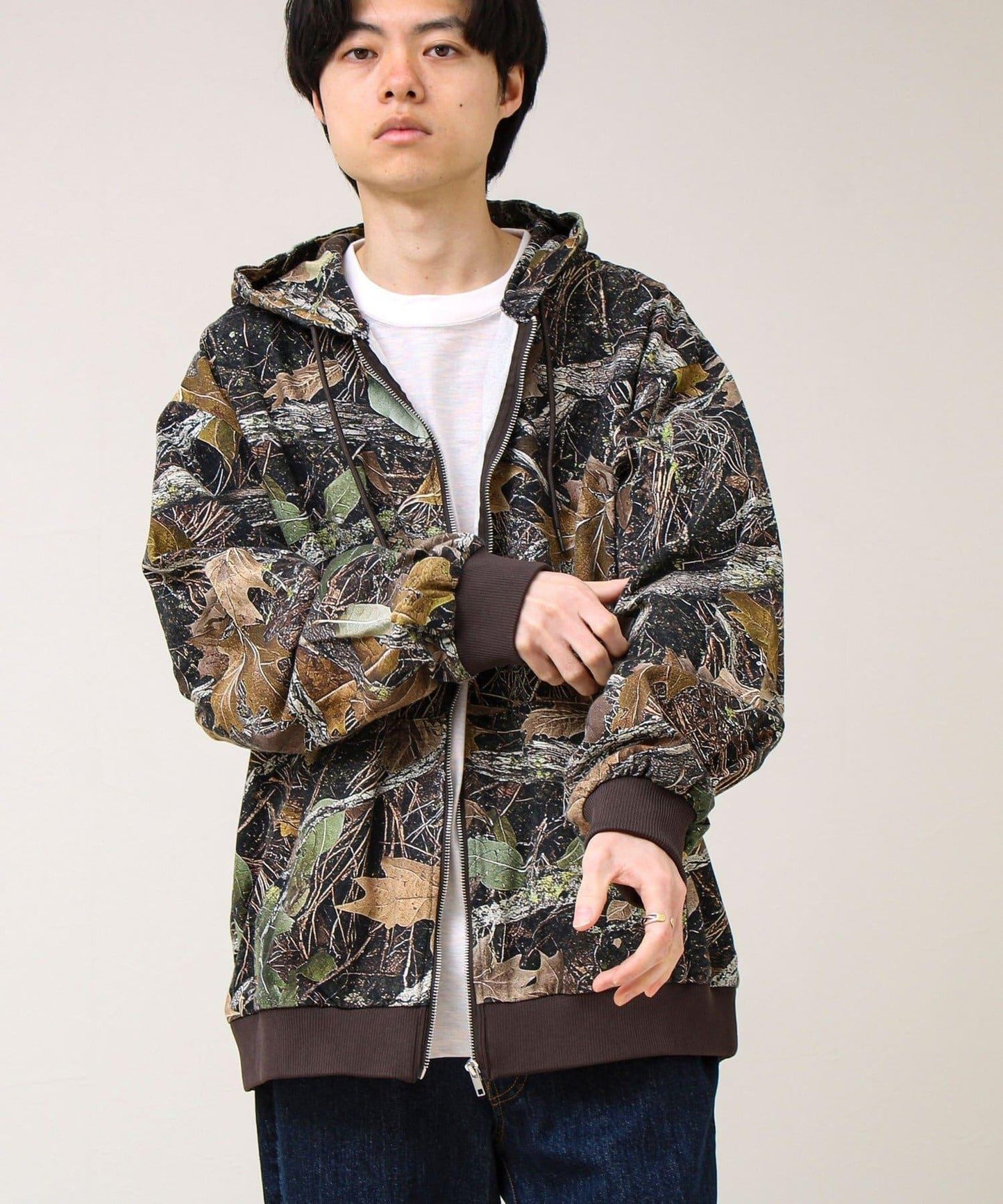 耐穿易搭 帆布牛仔 拉鍊設計 連帽外套