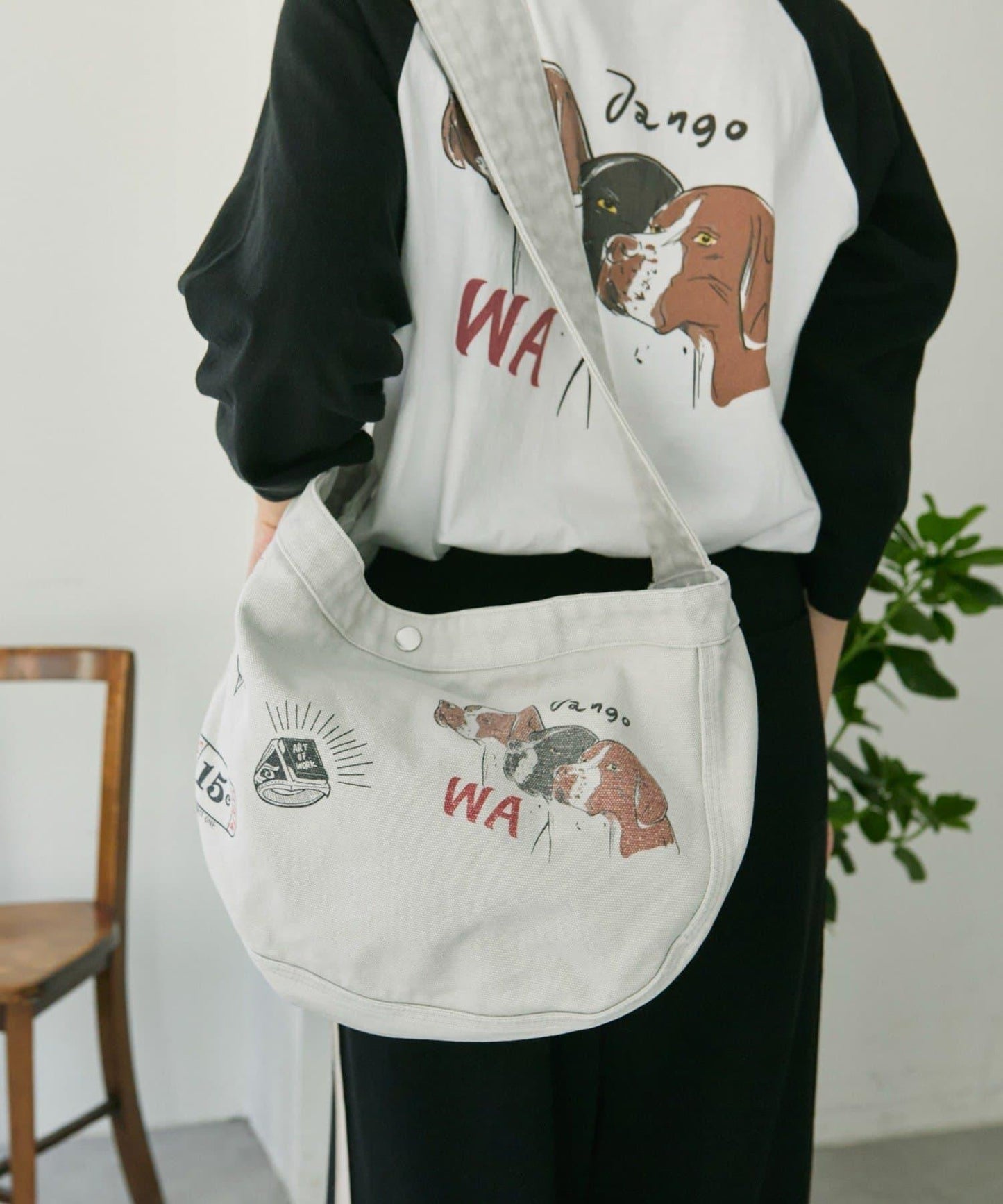 100%純棉 可機洗 Work of art Kendai×SUM1 STYLE  單肩包