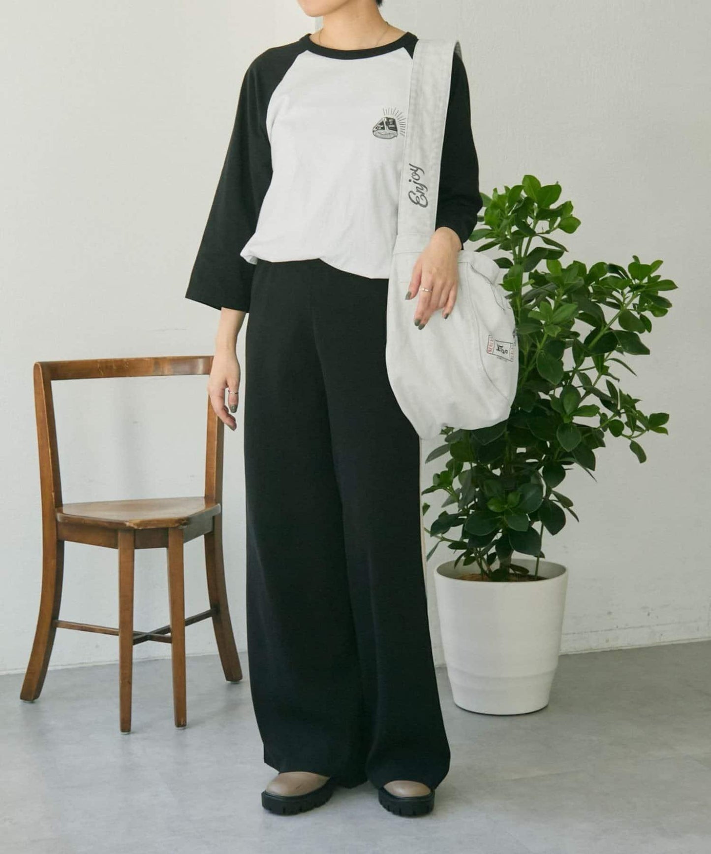 100%純棉 可機洗 Work of art Kendai×SUM1 STYLE  單肩包