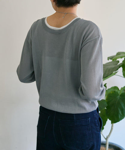 前後雙穿 層次感設計 線條透視 針織開衫 SUM1 STYLE