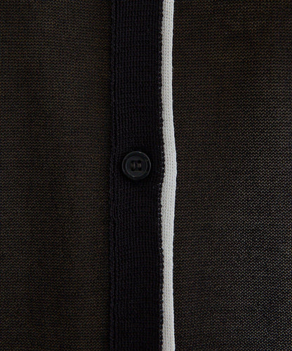 前後雙穿 層次感設計 線條透視 針織開衫 SUM1 STYLE