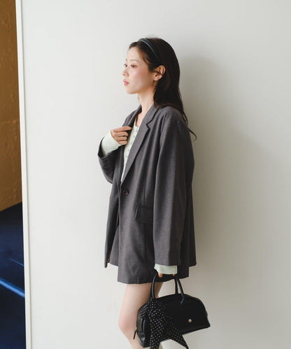 可拆卸蕾絲多方式設計夾克