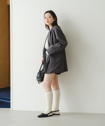 可拆卸蕾絲多方式設計夾克