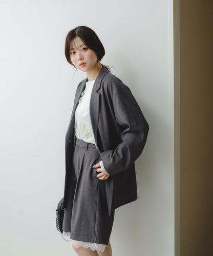 可拆卸蕾絲多方式設計夾克