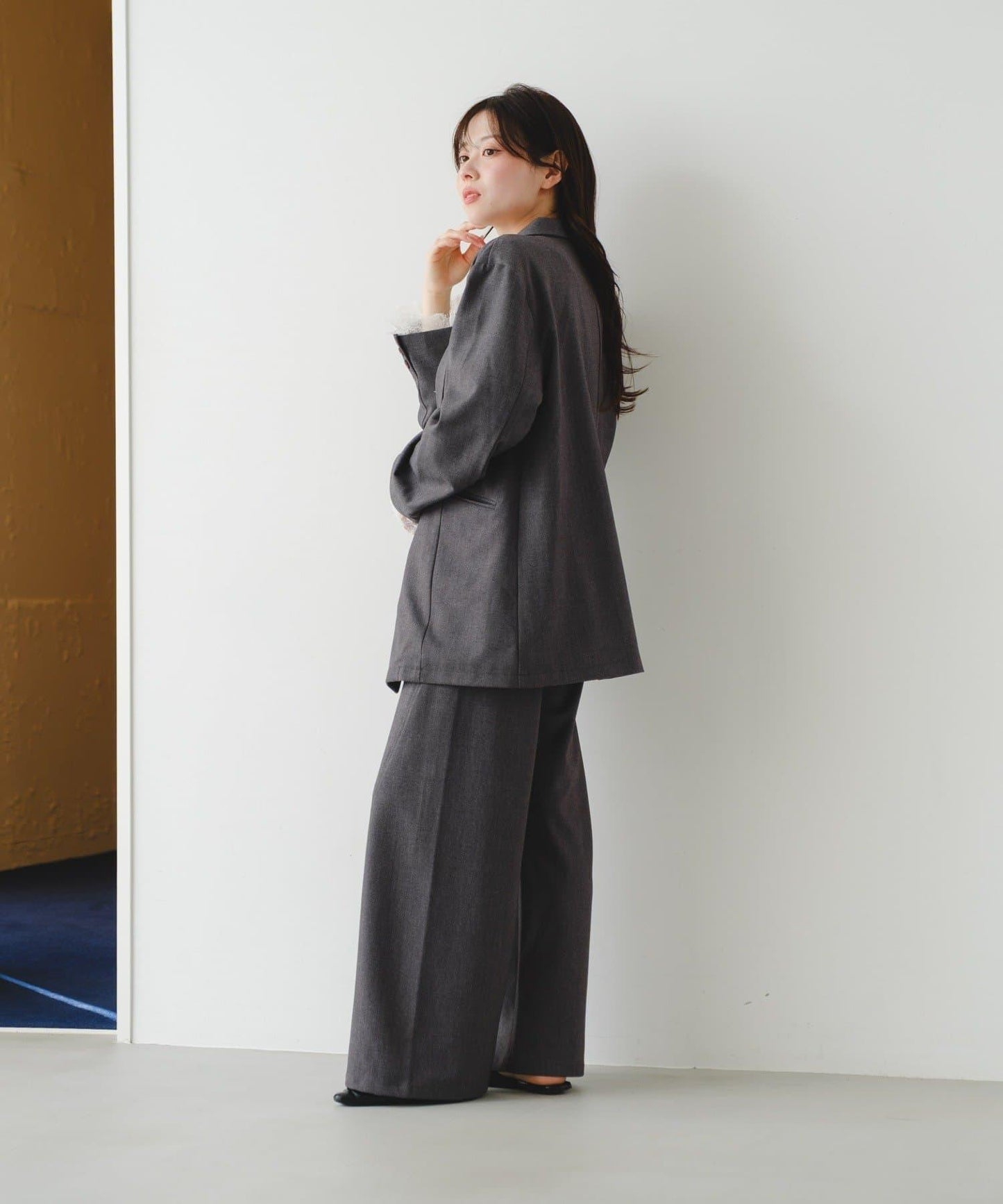 可拆卸蕾絲多方式設計夾克