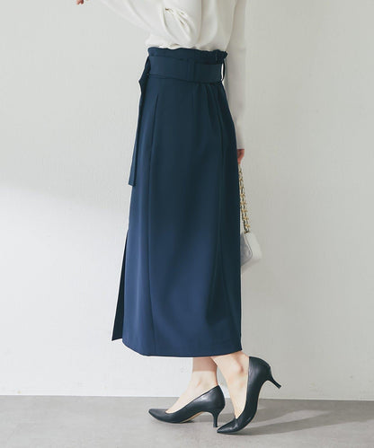 腰帶設計 窄擺半身裙