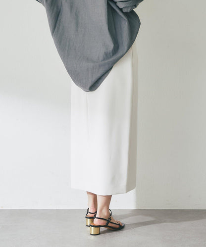 腰帶設計 窄擺半身裙