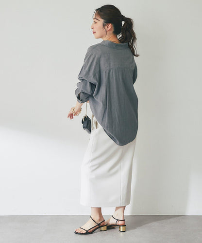 腰帶設計 窄擺半身裙