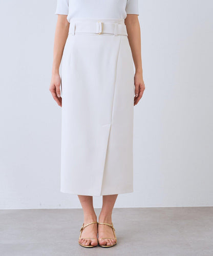 腰帶設計 窄擺半身裙