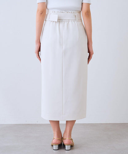 腰帶設計 窄擺半身裙