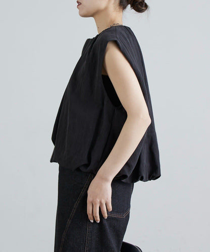 雙拉鍊 氣球廓形 馬甲