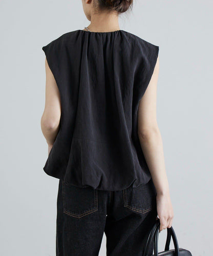 雙拉鍊 氣球廓形 馬甲