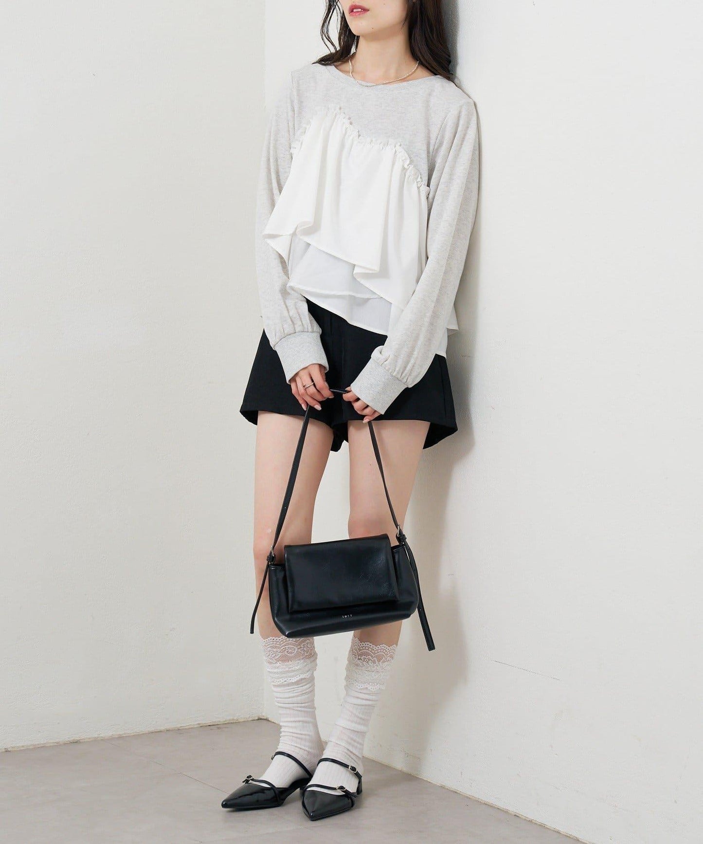 背心拼接設計衛衣