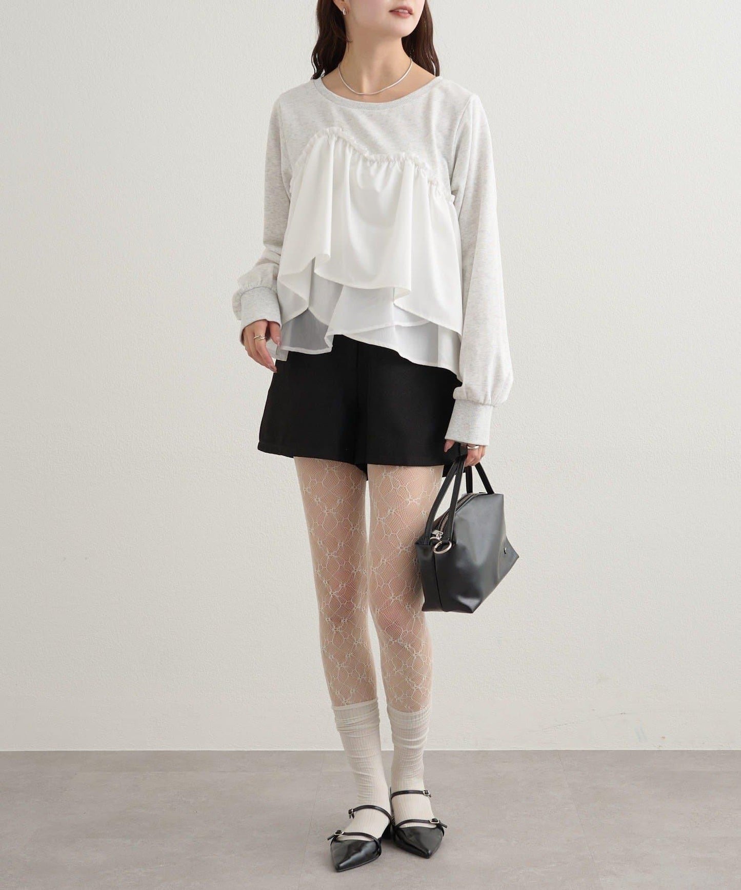 背心拼接設計衛衣