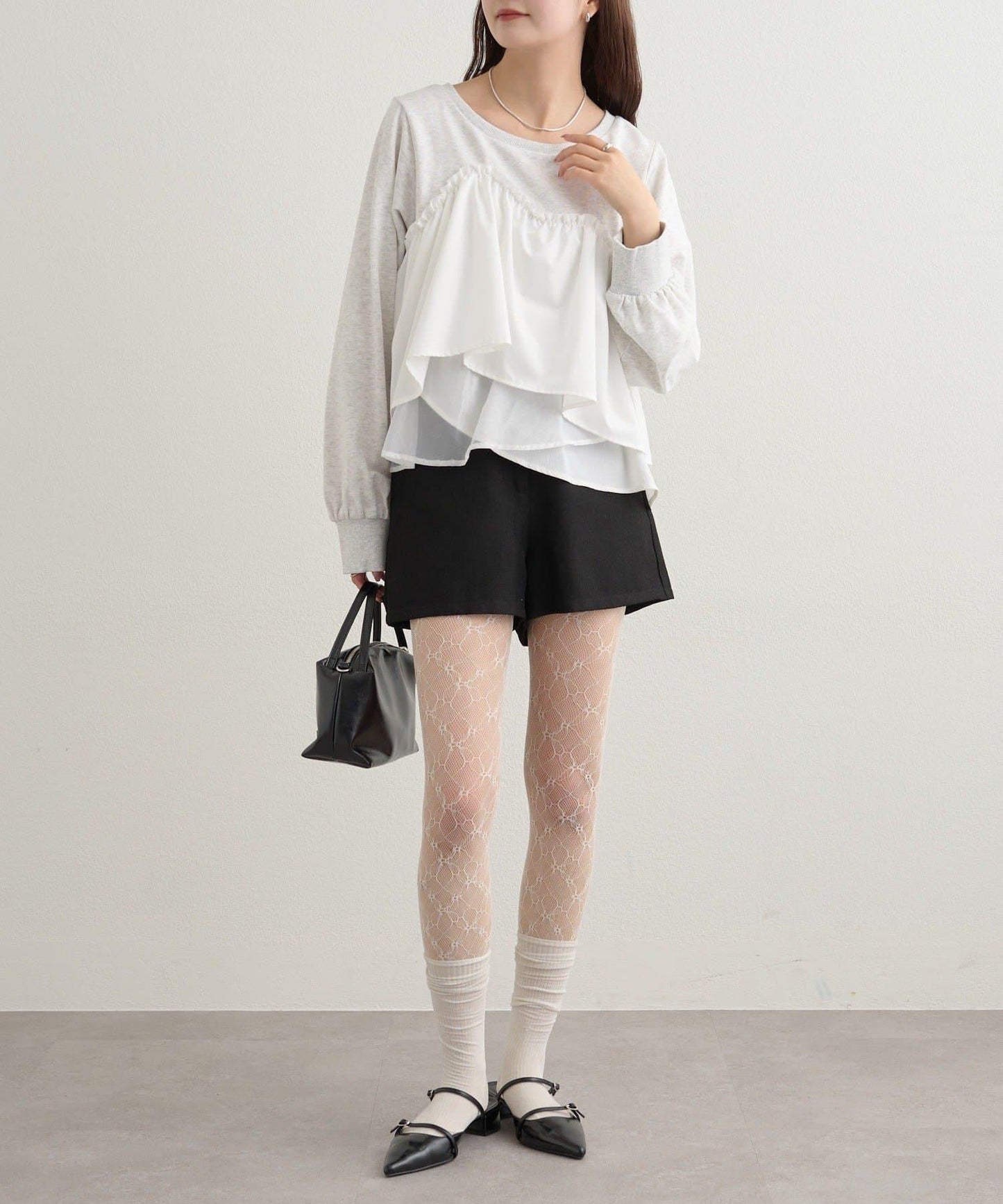 背心拼接設計衛衣