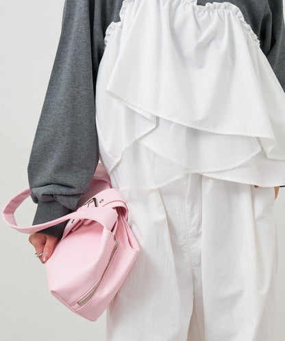 背心拼接設計衛衣