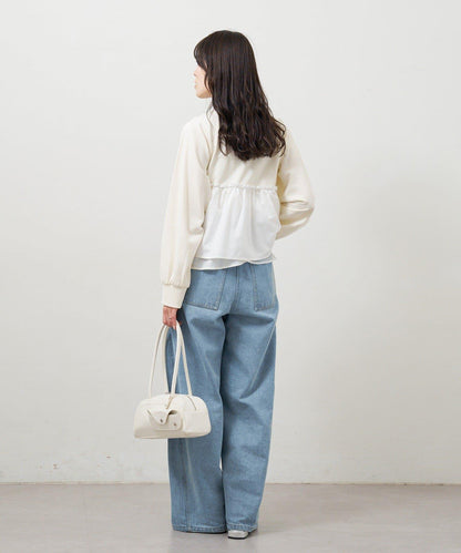 背心拼接設計衛衣